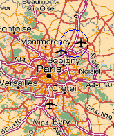 Paris airport terminal map